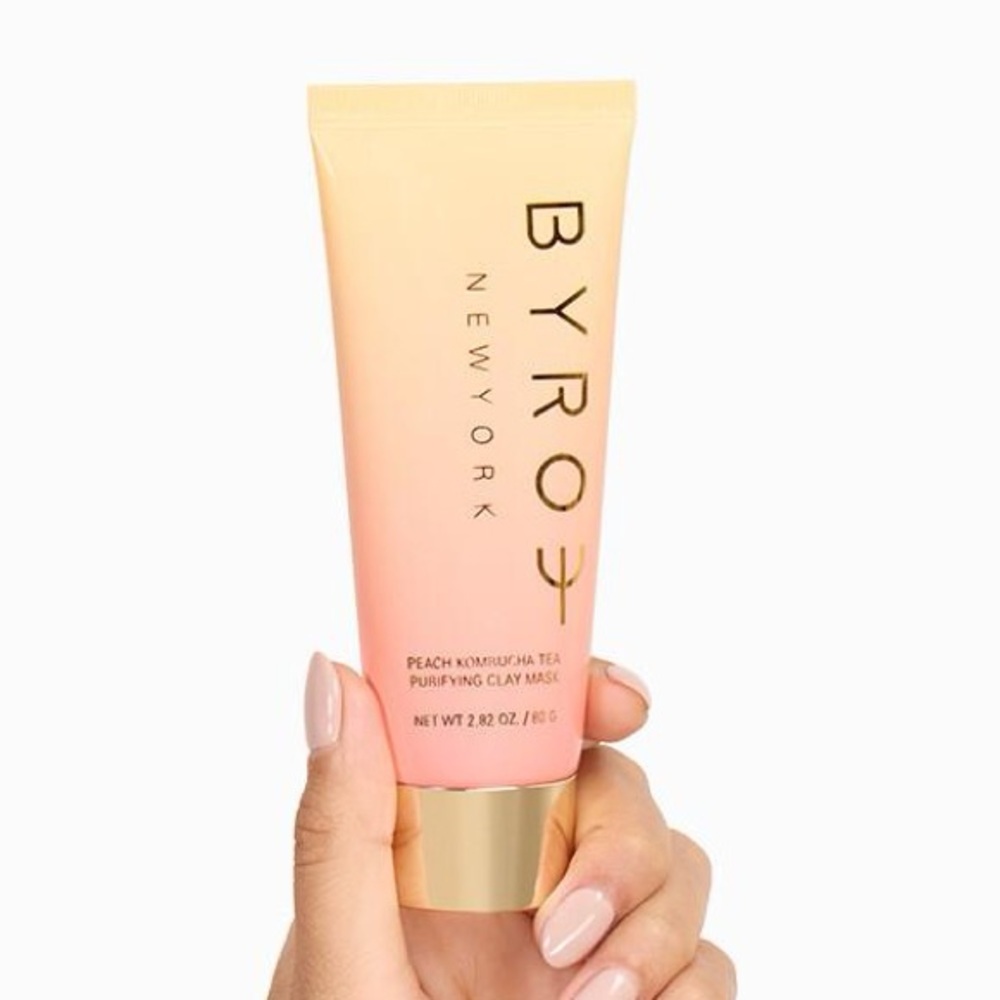 BYROE Peach Kombucha Tea Purifying Clay Mask